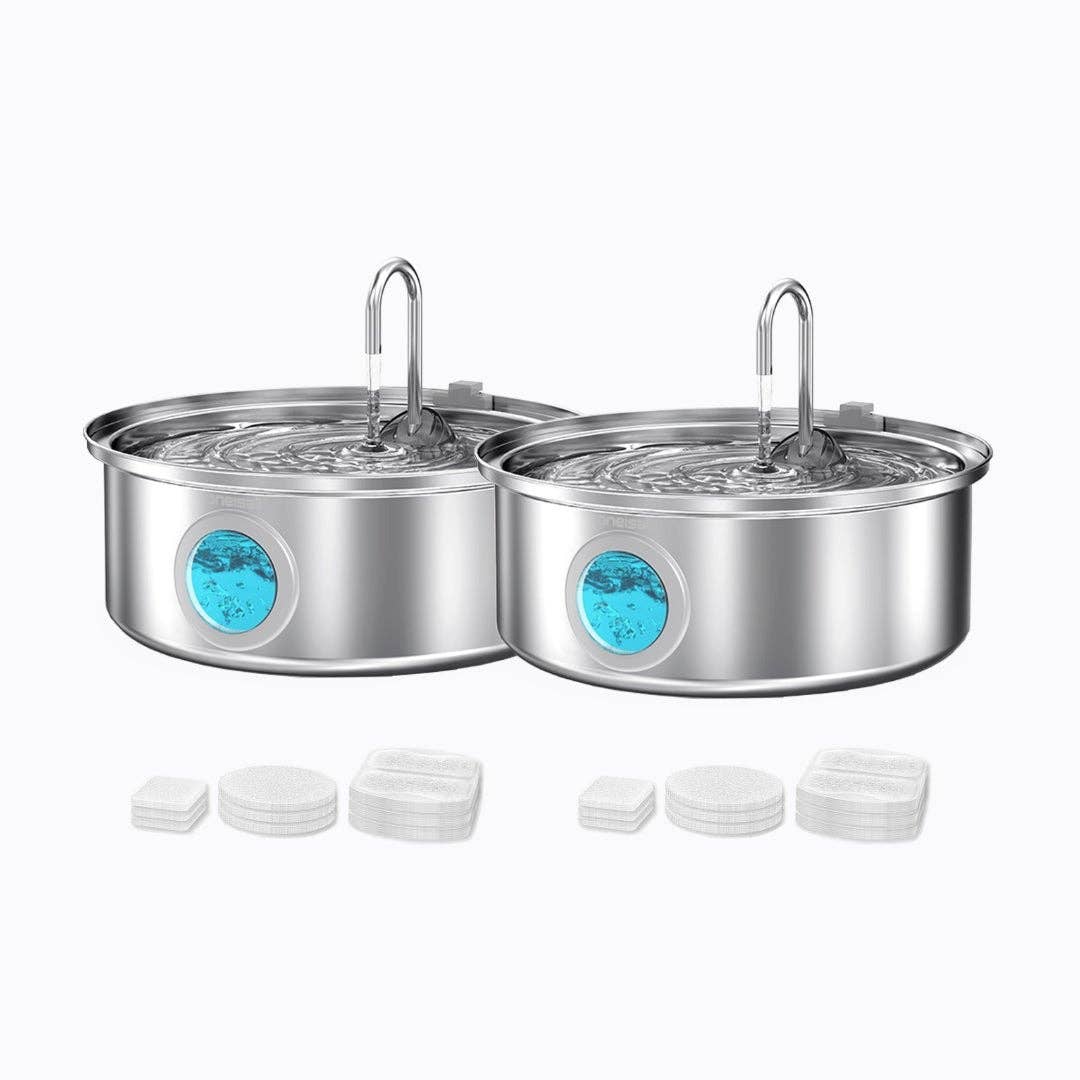 Oneisall 7L Pet Water Fountain with Visual Water Level