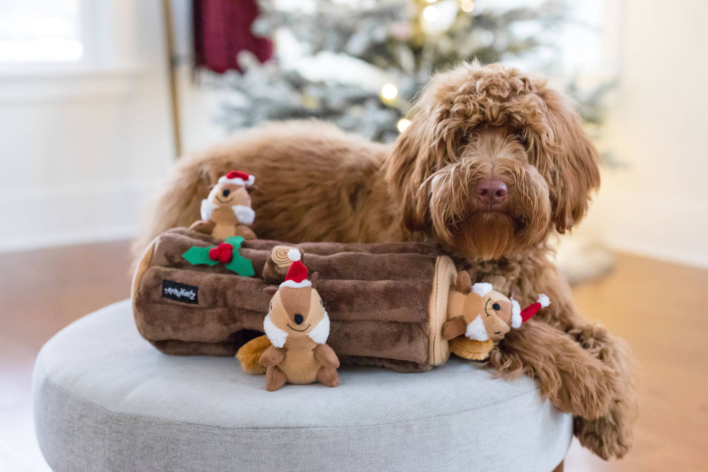 ZippyPaws Burrow Yule Log