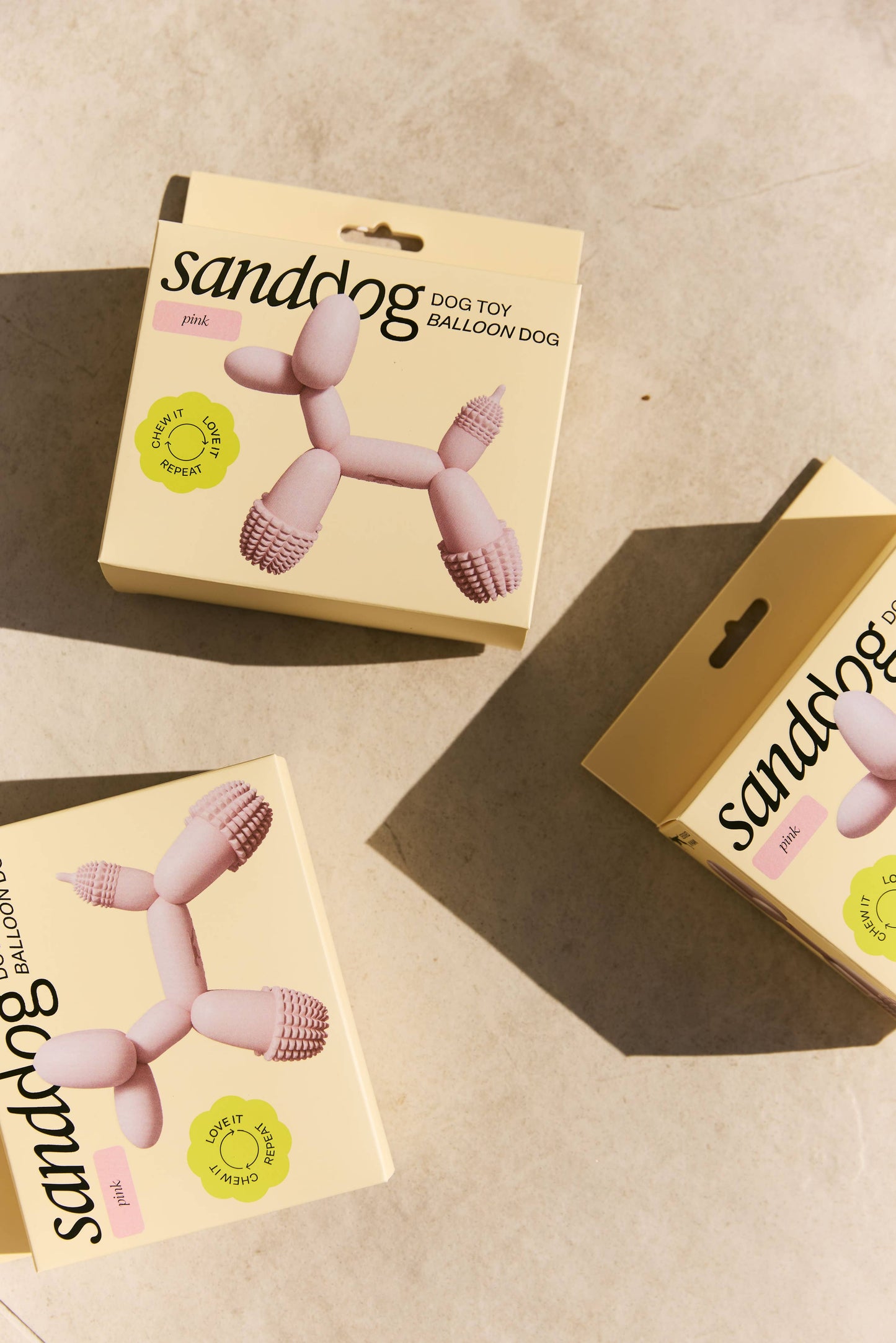 ART BALLOON DOG TOY - PINK