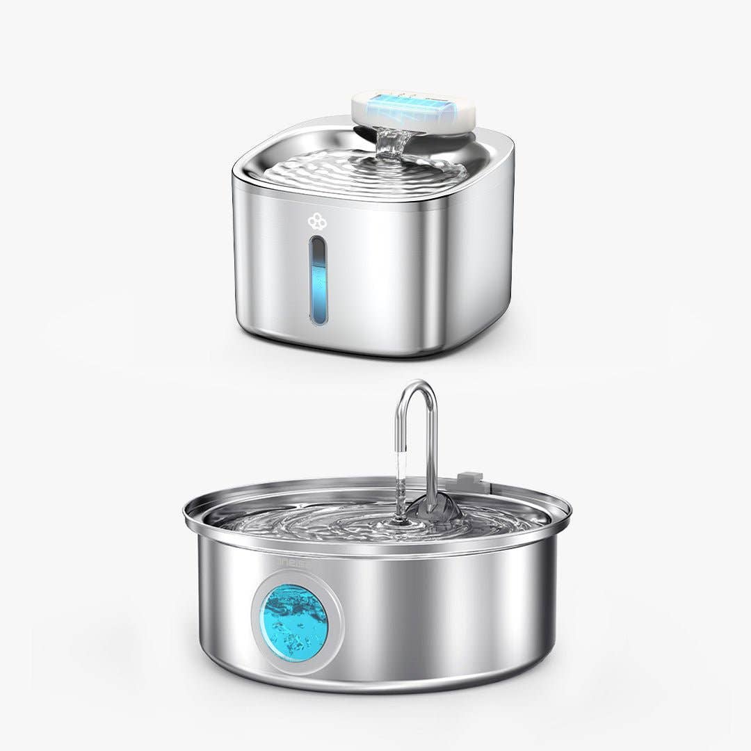 Oneisall 7L Pet Water Fountain with Visual Water Level