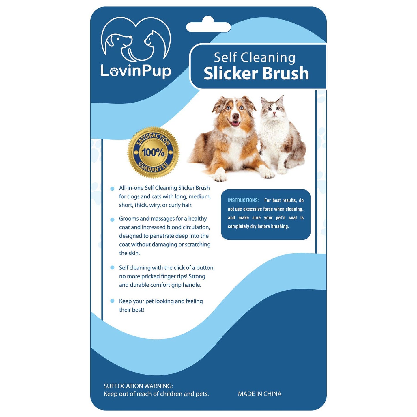 Pet Brush with Bottom