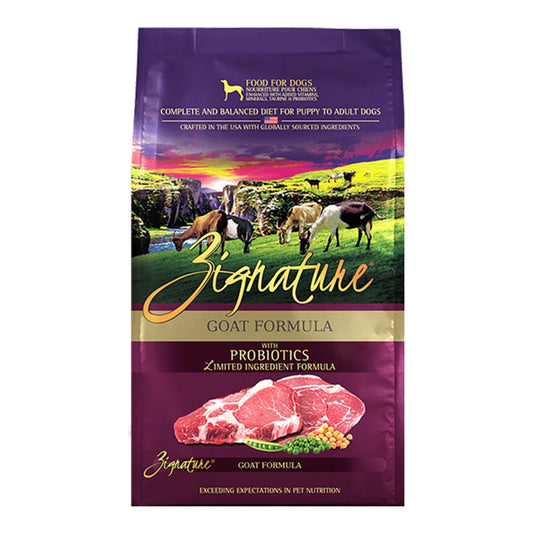 ZIGNATURE DOG ORIGINAL GRAIN FREE GOAT FORMULA WITH PROBIOTICS