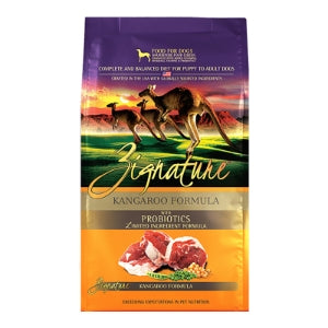 ZIGNATURE DOG ORIGINAL GRAIN FREE KANGAROO FORMULA WITH PROBIOTICS