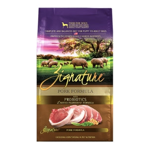 ZIGNATURE DOG ORIGINAL GRAIN FREE PORK FORMULA WITH PROBIOTICS