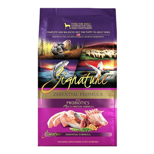 ZIGNATURE DOG ORIGINAL GRAIN FREE ZSSENTIAL FORMULA WITH PROBIOTICS