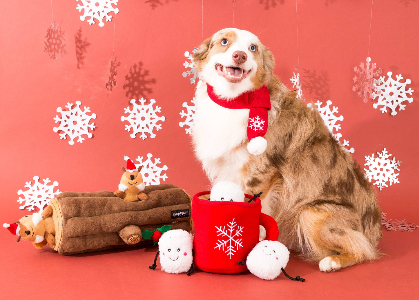 ZippyPaws Burrow Yule Log