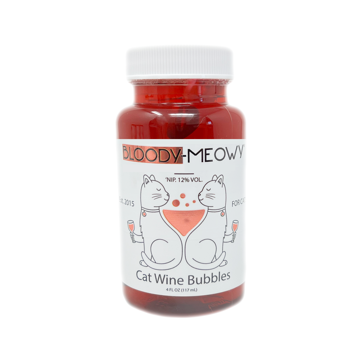 Bloody-Meowy Cat Wine Catnip Bubbles