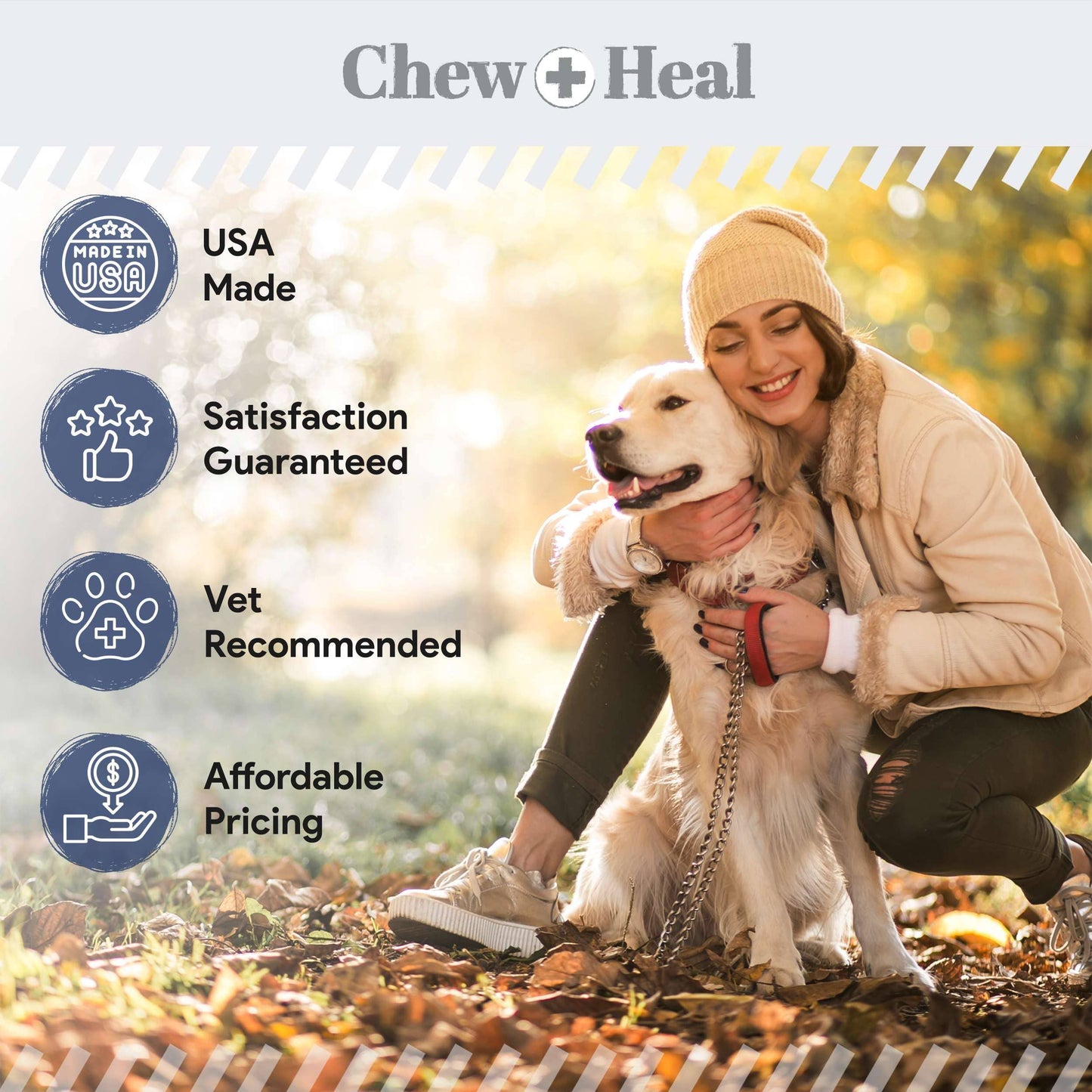 Chew + Heal Styptic Powder for Dogs, Cats and Birds