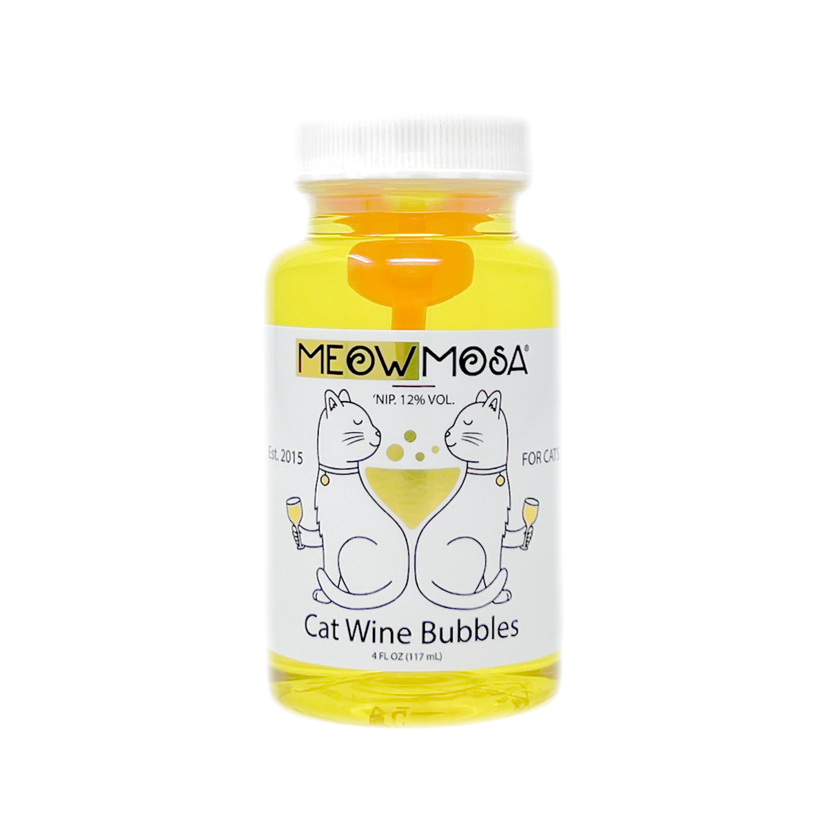Meowmosa Cat Wine Catnip Bubbles