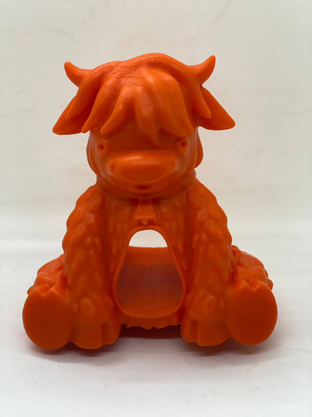 Yeti Dog Chew Puff & Play Treat Dispenser Orange
